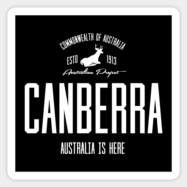 Australia, Canberra Australia Sticker TeePublic